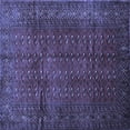 thumbnail image 1 of Ahgly Company Indoor Square Southwestern Blue Country Area Rugs, 6' Square, 1 of 4