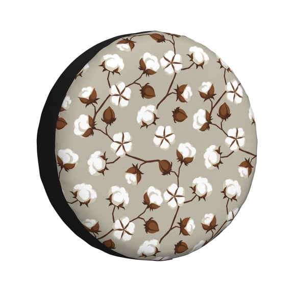 Rv Spare Tire Cover 14 inch - cotton tree Tire Covers for Trailers, Adjustable Camper Spare Tire Cover