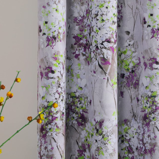 Cortinas MYSKY HOME con aislamiento térmico, color morado, 183 x 132 cm, 2 paneles