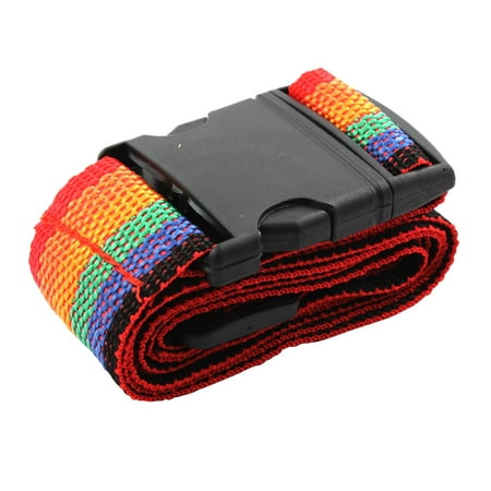 Ballistic Nylon Suitcase - Unique Bargains Luggage Suitcase Belt Nylon Travel Accessories Adjustable Release Buckle Strap