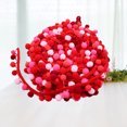 thumbnail image 2 of 4.5m 5 Color Gradient Color Ball Lace DIY Small Ball Lace Trim Lace for Dress Scarf Hat Curtain (Red), 2 of 8