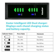 Kastar 2-Pack Battery and LTD2 USB Charger Replacement for Kodak LB-060 Battery, Kodak PixPro AZ525, PixPro AZ526, PixPro AZ527, PixPro AZ528 Digital Camera, Minolta MN53Z 16MP FHD Bridge Camera