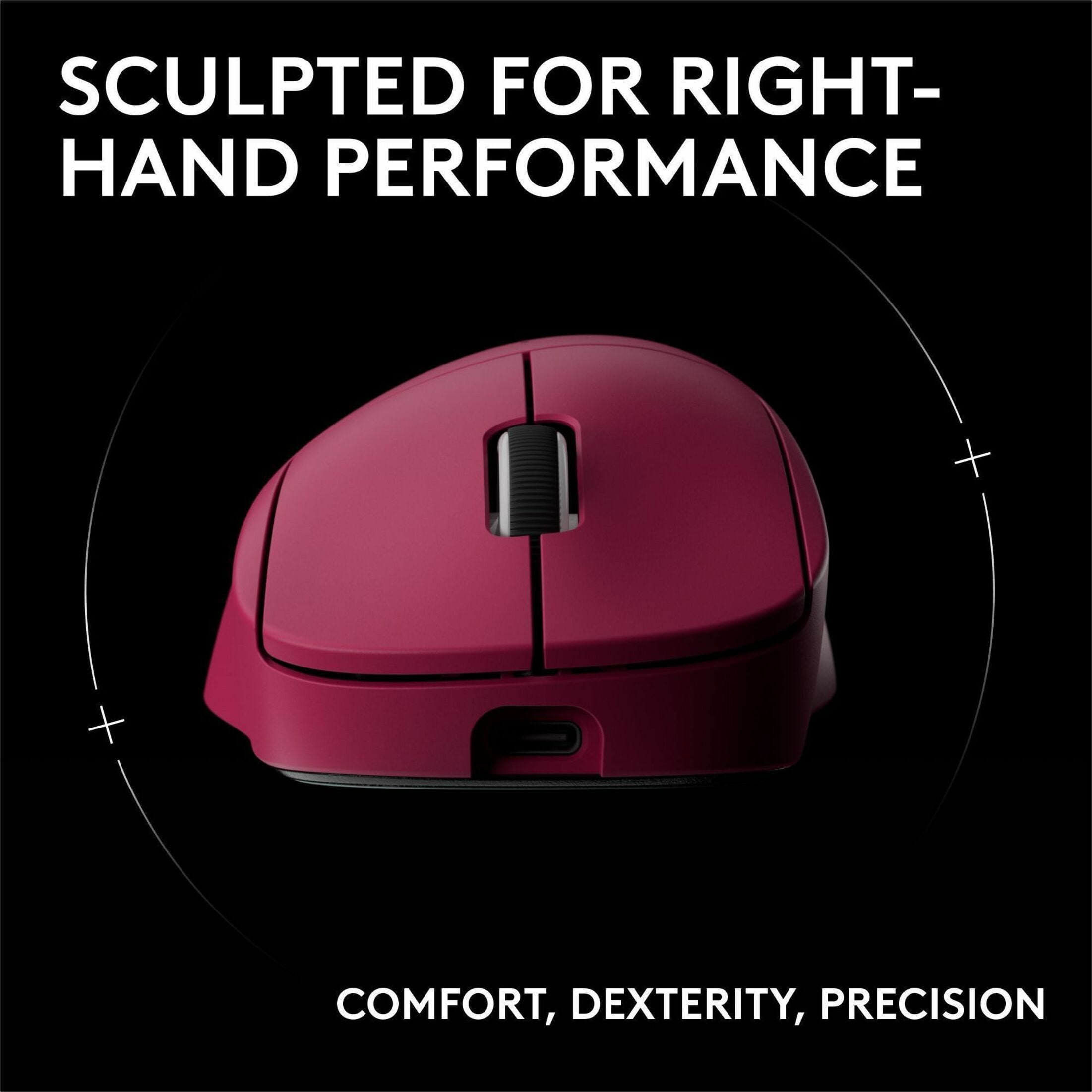 Logitech G Pro X Superlight 2 Dex Lightspeed Wireless Gaming Mouse, Pink