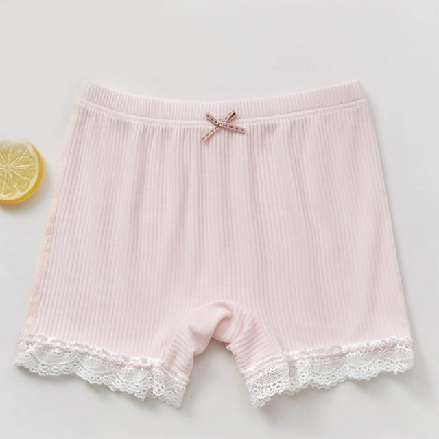 TIMIFIS Shorts d'Été Roses pour Filles Taille Élastique Couleur Unie Décontractés Extensibles Confortables Shorts Fins