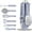 Blue, variant on 7-Piece Kitchen Gadget Set, Stainless Steel Cooking Utensils Set, with A Sleek Storage Stand, with Holder, Includes Peeler, Grater, Whisk, Bottle Opener, Strainer