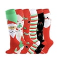 thumbnail image 2 of Calcetines de compresión para Navidad, Halloween, transpirables, para adultos, para ciclismo y running, 2 of 6