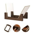 thumbnail image 2 of Vintage Wooden CD Display Rack Wooden Record Base Cafe Decorative Record Storage Holder Stand Rack Shelf, 2 of 7