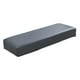 thumbnail image 5 of Funda para banco de comedor de piel sintética elástica y acolchada, funda para asiento largo gris, 5 of 9
