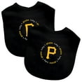 thumbnail image 2 of BabyFanatic Officially Licensed Unisex Baby Bibs 2 Pack - MLB Pittsburgh Pirates, 2 of 3