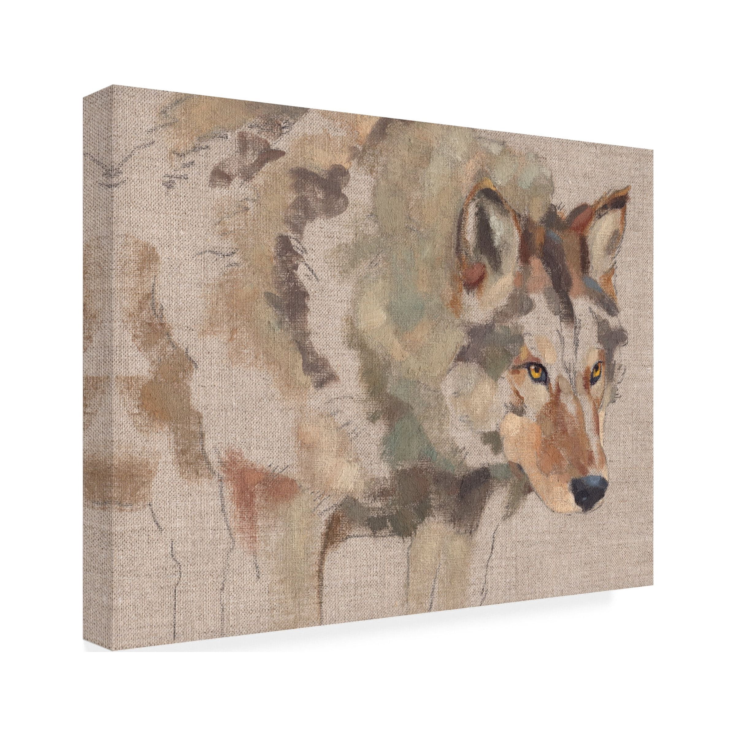 Jacob Green 'Timber Wolf I' Canvas Art
