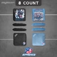 thumbnail image 6 of Play Platoon ACO Tournament Series Cornhole Bags Set of 8 - Pro Style Dual Sided Slick and Sticky Side Bean Bags for Corn Hole Toss Game - Competition Weight, Designed in USA - Black & Slate Blue, 6 of 7