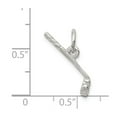thumbnail image 3 of Solid 925 Sterling Silver Golf Club and Ball Charm Pendant - 19mm x 10mm, 3 of 4