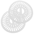 thumbnail image 4 of KAKOWELY 2 Pcs Capuchon Rond pour Essoreuse Machine à Laver Capuchon de Essoreuse Fournitures de Laveuse Remplacement Capuchon de Essoreuse, 9.45"X9.45"X0.08 Pouces, 4 of 5