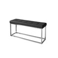 thumbnail image 1 of Heavenly Collection Banc en Cuir Noir, 1 of 3