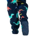 thumbnail image 6 of Footed Pajamas - Dinosaur World Adult Hoodie Fleece One Piece - Adult - Small2X/Dbl Wide (Fits 5'3 - 5'6"), 6 of 6