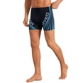 thumbnail image 4 of INSPIRE CHIC Men's Printed Stretch Waist Summer Surfing Swimming Shorts 36 Blue, 4 of 4