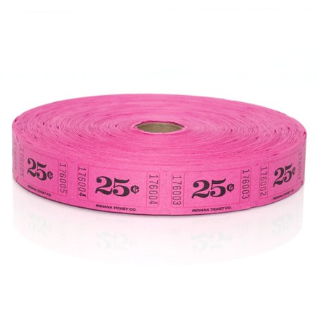 - Roll Tickets - 25 Cent Magenta - 2000 per roll