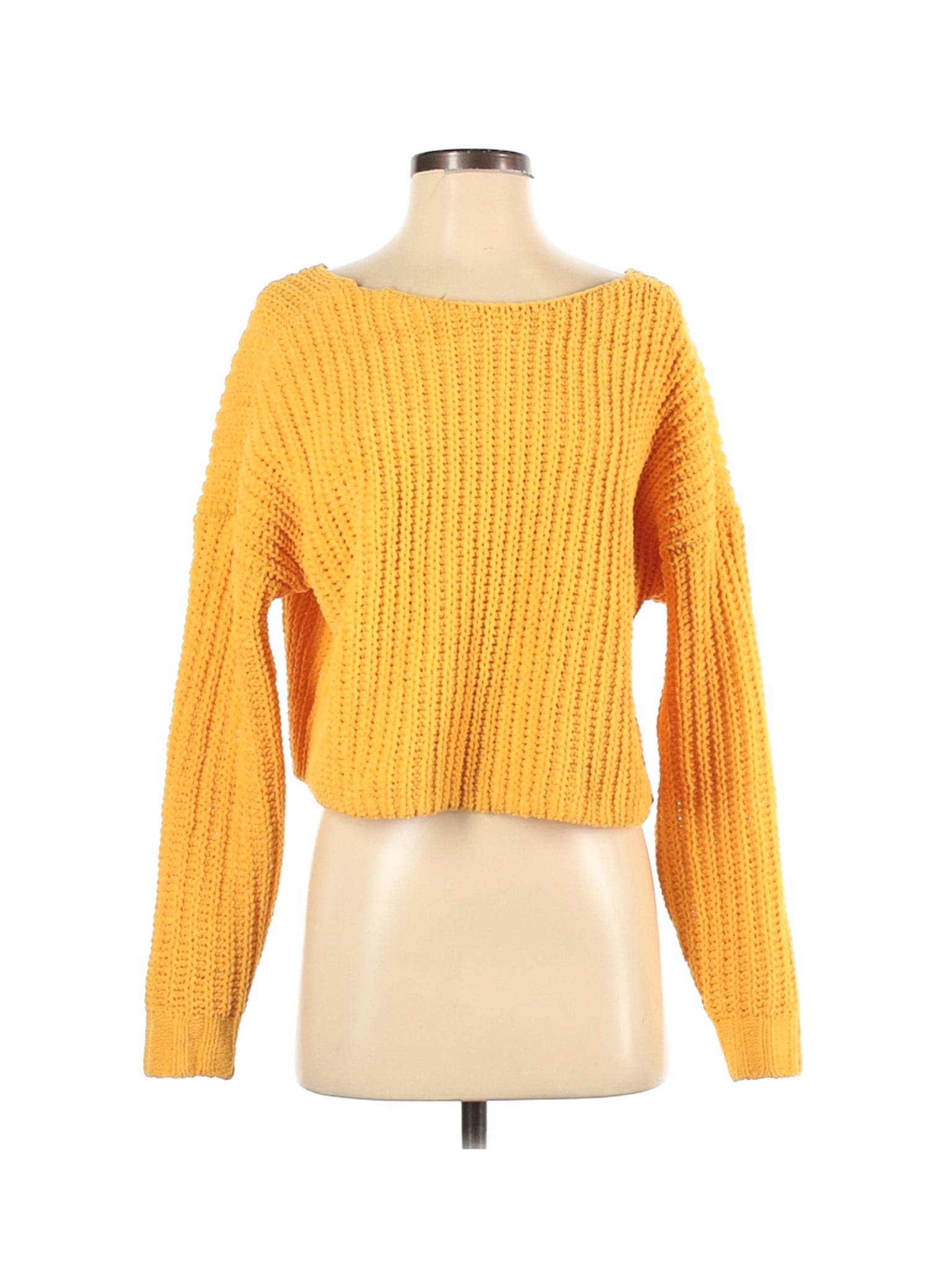 hollister yellow jumper