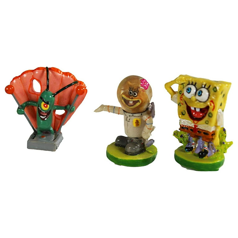  Penn-Plax Officially Licensed Spongebob 6 Piece Mini