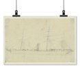 thumbnail image 2 of Print: Steamship With Three Masts, circa 1860, 2 of 4