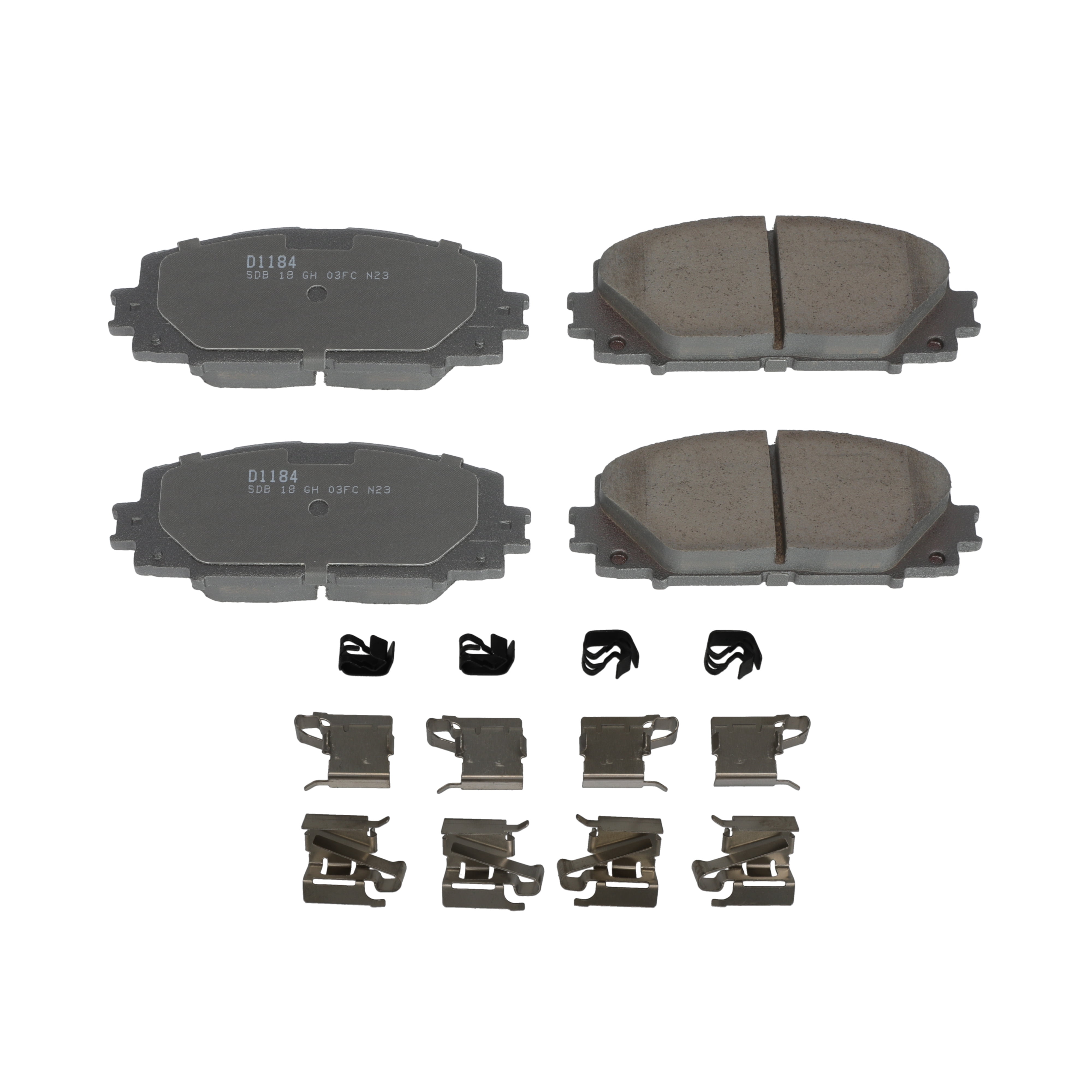 Winstop Brake Pad Set, Front WS.1184.0.C, Toyota Yaris 2018-2006