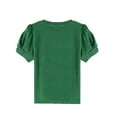 thumbnail image 3 of Arshiner Girls Twist Short Sleeve Tops Basic T Shirts, 3 of 7