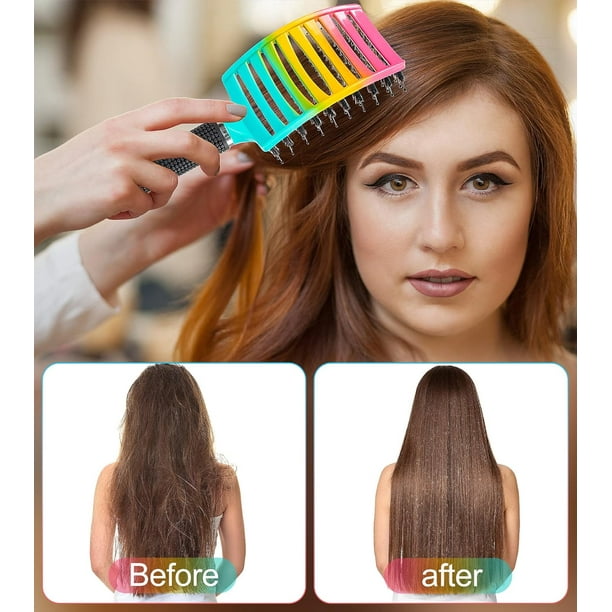 Boar bristle brush for blow drying sale