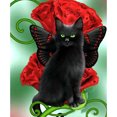thumbnail image 1 of Diamond Painting (DE8056) 5D Square Cat and Rose Kit Rhinestones Art (A) 45x60cm Hugtrwg Para estrenar, 1 of 1