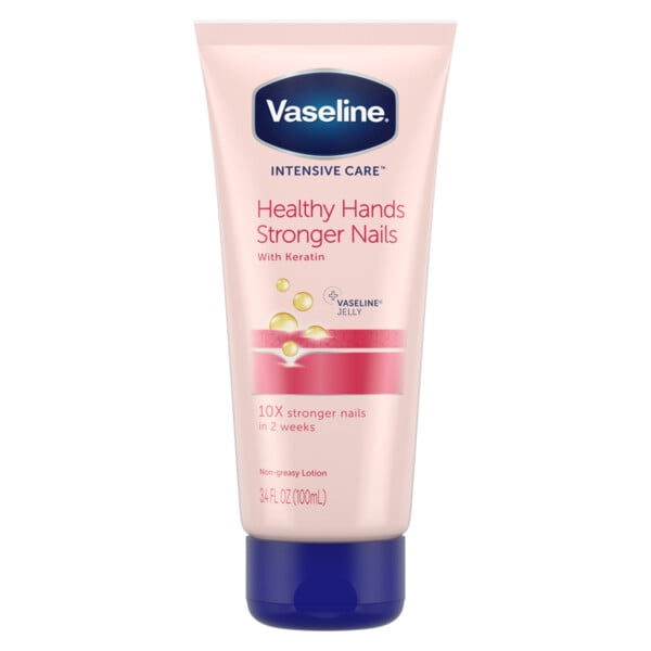 Vaseline Intensive Care Hand Cream Healthy Hands and Stronger Nails, 3.