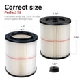 thumbnail image 2 of Filtro Vanko Bettia 17816 para Craftsman Shop Vac 9-17816, 2 of 6