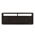 thumbnail image 4 of Modus Furniture Oxford Solid Wood 74" Media Console, Graphite, 4 of 7
