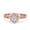 Rose, variant on Simulated Cubic Zirconia Size-5 Art Deco Wedding Band Engagement Ring 925 Sterling Silver
