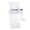 White, variant on YAHHU Hand Ice Crusher Machine for Home Use with Stainless Steel Blades Manual Hand Crank White Portable 9.4 inches / 23.9 cm
