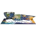 thumbnail image 3 of Eurographics: Puzzle Tin: Planet Earth - 550 Piece Jigsaw - Collectible Decorative Globe Shaped Gift Tin, 13" x 19" Assembled, High-Quality Materials, 3 of 6