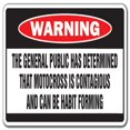 thumbnail image 1 of SignMission W-Motocross is Motocross Is Contagious Warning Sign - Dirt Dirty Bike Racing Helmet, 1 of 1
