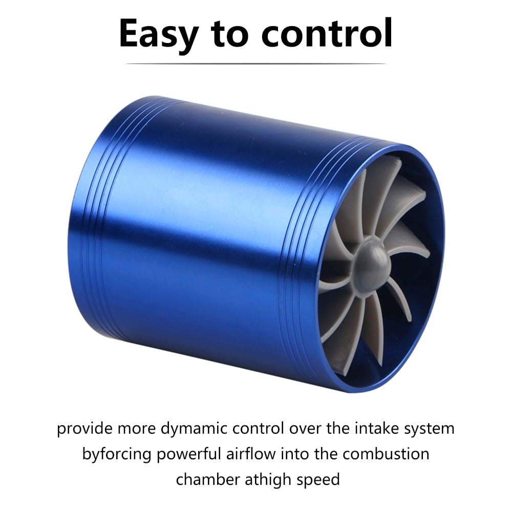 Miuline F1-Z Universal Supercharger Turbo Turbonator Air Intake Fuel Gas  Saver Economic Fan Drop Shipping Al