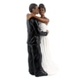 thumbnail image 2 of Boda Resina Novio Besando Recién Figurita Pastel Topper Accesorio, 2 of 6
