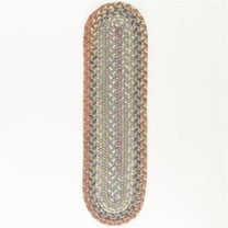 Rhody Rug BH67A008X028-13 Bar Harbor Seaweed Stair Treads, Multi Color - Set of 13