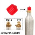 thumbnail image 3 of Cubierta de Goma Antipolvo, Tapa Protectora Roja para Tubo Flexible, Cilindro de CO2, Válvula de Pasador para Máquina de Refrescos, Máquina de Agua con Gas A, 3 of 6