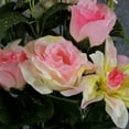thumbnail image 5 of 1 Pc, Dahlia & Rose Memorial Cone Arrangement In Pink For Spring/For Mother'S Day Decor - Cone, 5 of 5
