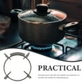 thumbnail image 2 of GARVALON Gas Cooker Rack Stove Pot Stand Heat Concentration Rustproof Cast Iron 1Set, 2 of 4