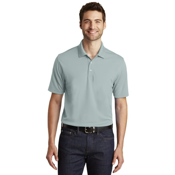 Port Authority K110 Dry Zone UV Micro-Mesh Polo, Gusty Grey, L