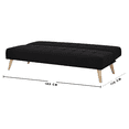 thumbnail image 3 of Sofá Cama Reclinable Convertible en Cama con Tapizado en Tela y Patas de Madera | Sillón Futón Moderno Tapizado en Tela, 3 of 5