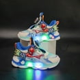 thumbnail image 4 of Kids LED Light Up Sneakers Boys Running Shoes Lightweight Sport Outdoor Walking Shoes for Boys Christmas Birthday Children Show Gift (Toddler/Little Kid/Big Kid), 4 of 11