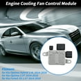 thumbnail image 3 of Unique Bargains No.253854R500/253852T500 Engine Cooling Fan Control Module Controller Resistor for Kia Soul !, Base 1.6T 2017-2019 for Kia Optima Hybrid 2014-2016, 3 of 6