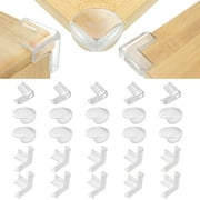LUIISIS 25 Pcs Corner Protector for Baby, Clear Silicone Corner Protectors Guards & Edge Safety Proof Bumpers for Table Corner Furniture Corner