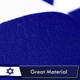 thumbnail image 3 of G128 2 Pack: Israel Flags 3x5 Ft | LiteWeave 100D Polyester | Vibrant Colors, Brass Grommets Outdoor, 3 of 5