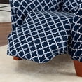 thumbnail image 4 of Great Bay Home Stretch Twill Recliner Slipcover (Recliner, Navy), 4 of 5