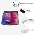 thumbnail image 3 of Wukai Color Explosion Makeup Brush Print Men’s Underwear Breathable Boxer Brief for Men,&nbsp;Moisture Wicking & Breathable-XX-Large, 3 of 5
