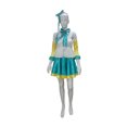 thumbnail image 2 of HPO Adult Women's School Idol 3Pc Costume | White Blue Halloween Costume, 2 of 6